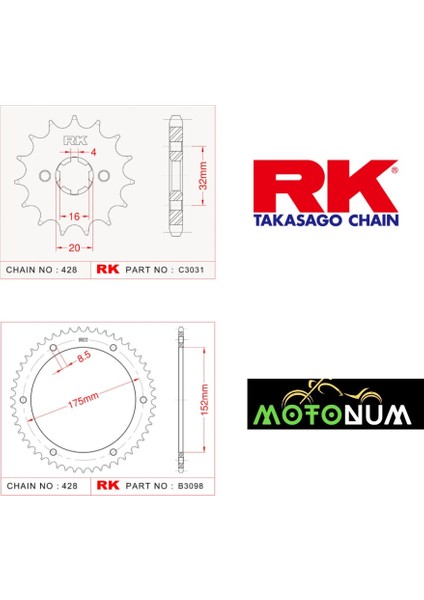 Yamaha Wr 125 09-14 Premium Dişli Seti - Yüksek Performans ve Uzun Ömür