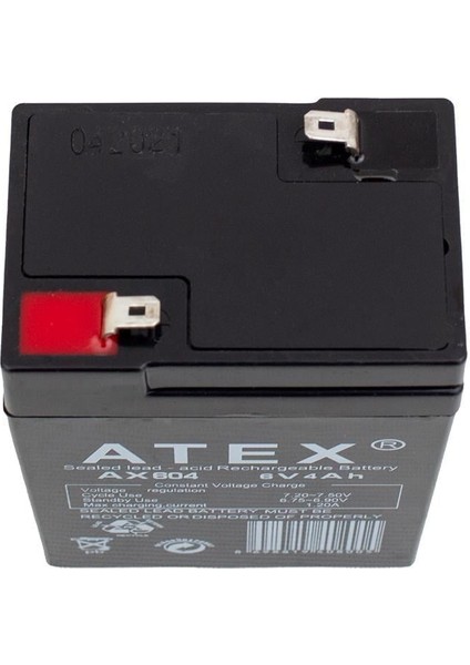 6 Volt 4 Ah Işıldak Aküsü (70*48*101 Mm) modelleri