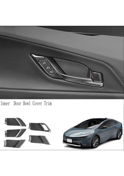 Prius 60 Serisi 2020-2023 Için Araba Iç Kapı Kolu Kılıfı (Yurt Dışından)