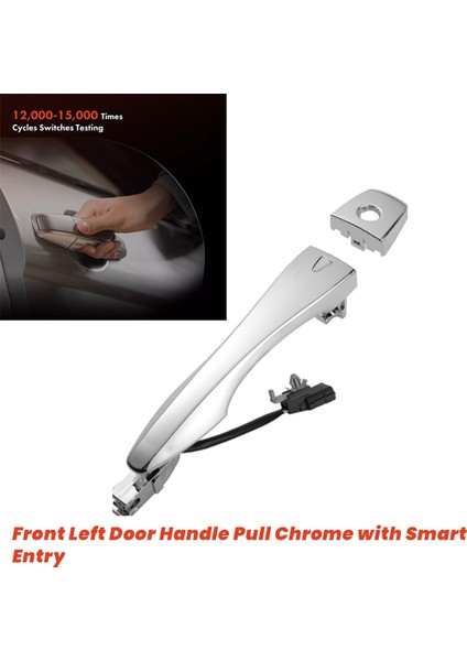 Akıllı Girişli Dış Kapı Kolu Çekmecesi Krom (Yurt Dışından)