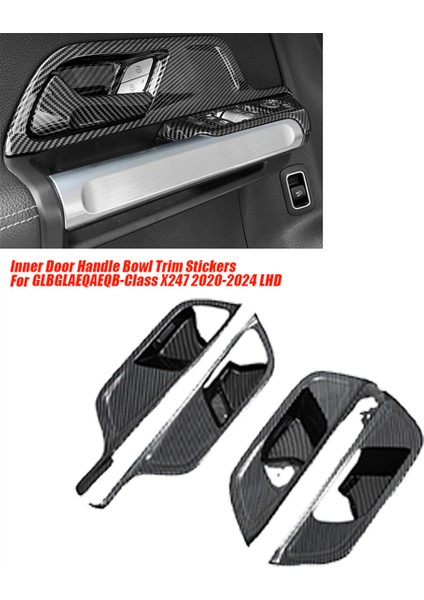 4 Adet Iç Kapı Kolu Kase Çerçevesi Trim Çıkartmaları Lhd (Yurt Dışından)