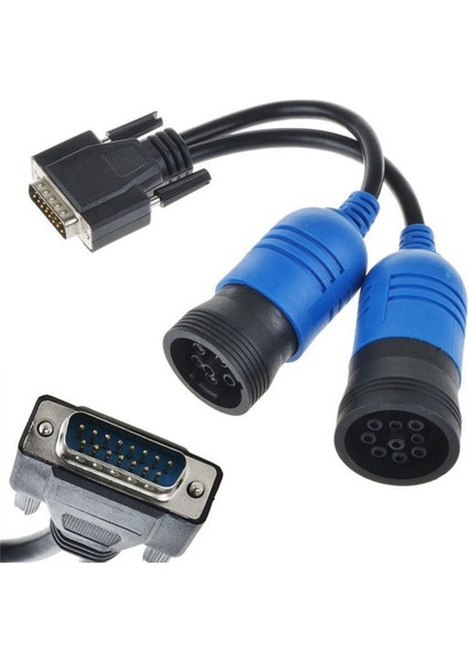 6pin 9pin Y Deutsch Adaptör Kamyon Tanı Konnektör Kablosu (Yurt Dışından) fırsatları