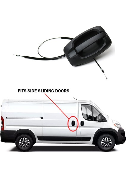 Yeni Yan Sürgülü Kapı Kolu Kablo Takımı 5RK14JXWAB Ram Için (Yurt Dışından) fırsatları