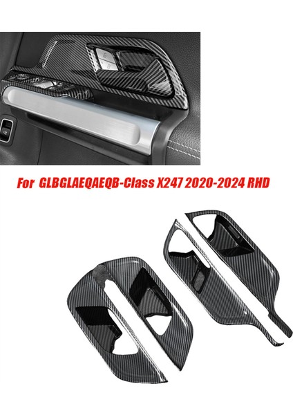 4 Adet Iç Kapı Kolu Kase Çerçevesi Trim Çıkartmaları Rhd (Yurt Dışından)