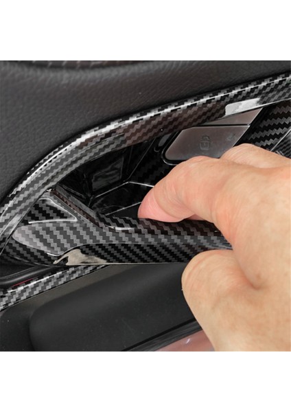 4 Adet Iç Kapı Kolu Kase Çerçevesi Trim Çıkartmaları Rhd (Yurt Dışından) modelleri