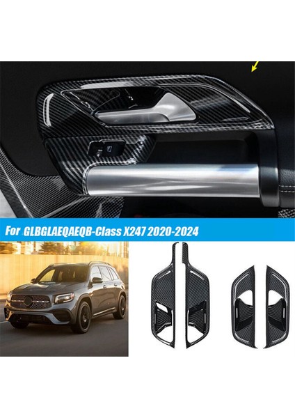 4 Adet Iç Kapı Kolu Kase Çerçevesi Trim Çıkartmaları Rhd (Yurt Dışından) fırsatları