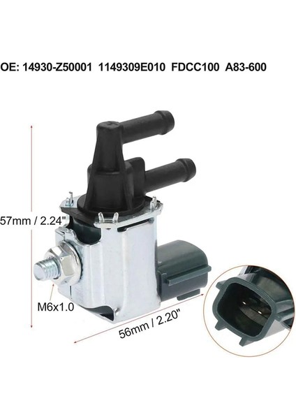 Temizleme Hacmi Kontrol Solenoid Vanası 1149309E010 Için (Yurt Dışından)