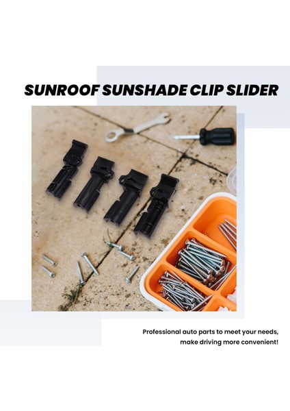 4 Adet Sunroof Güneşlik Klips Kaydırıcı 2012'YE Kadar (Yurt Dışından) indirimleri