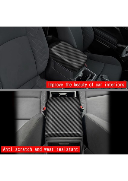 Karbon Fiber Için Araba Orta Konsol Kol Dayama Kutusu Kapağı (Yurt Dışından) modelleri