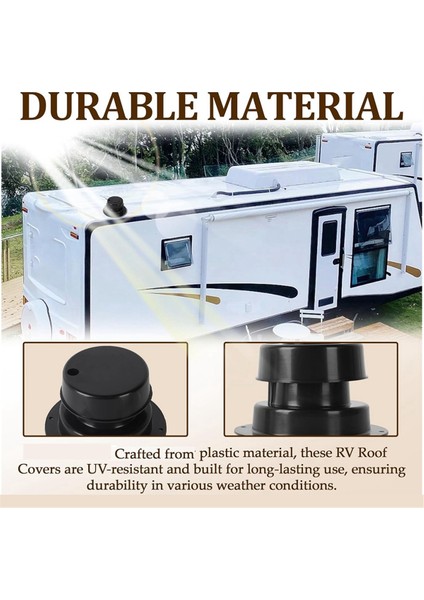 2 Paket Rv Tavan Havalandırma Kapağı Kiti Rv Römork Tavan Havalandırma Kapağı Siyah (Yurt Dışından) fırsatları