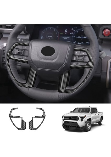 2024 Karbon Fiber Için Araba Direksiyon Simidi Düğme Çerçevesi (Yurt Dışından) indirimleri