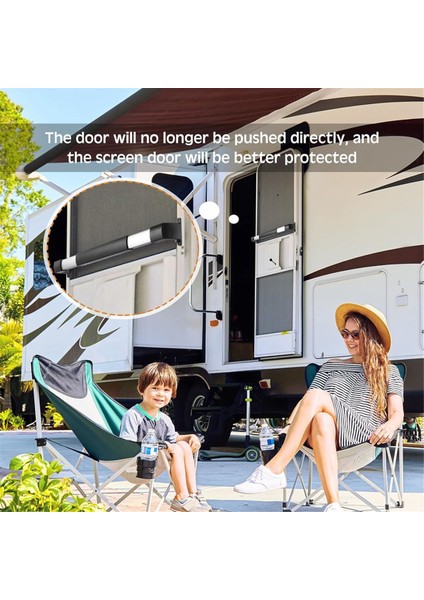 Rv Ekran Kapısı Kolu Tutma Çubuğu 21-58 Ila 28-58 Inç Arasında Ayarlanabilir (Yurt Dışından) indirimleri