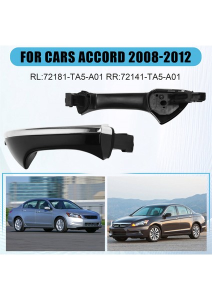 2008-2012 Dış Dış Kapı Kolu Için 1 Çift Arka Kapı Kolu Çekmecesi (Yurt Dışından) fırsatları