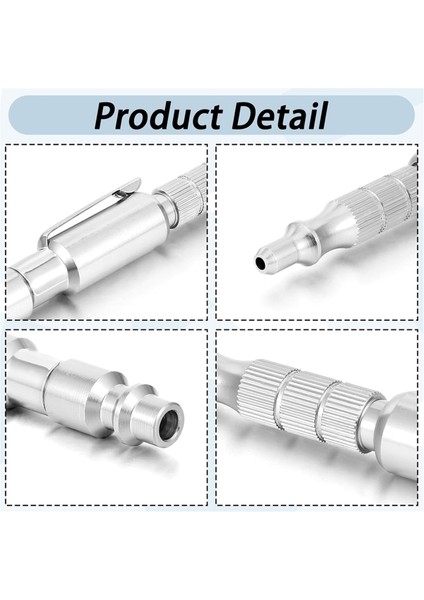 14IN Im Tipi Ayarlanabilir Cep Fişi Hava Üfleme Tabancasıhava Üfleyici Gümüş (Yurt Dışından) modelleri