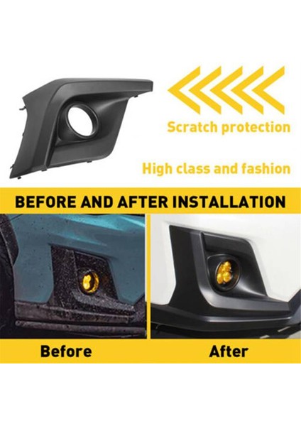 Araba Ön Tampon Sis Lambası Kapağı Sis Lambası Çerçevesi Trim Çerçevesi (Yurt Dışından) fırsatları
