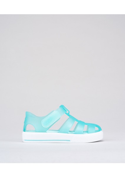 STAR PVC Kız Çocuk Yazlık Sandalet – Cırt Cırtlı, Yuvarlak Burunlu, Düz Tabanlı Rahat Yaz Ayakkabısı