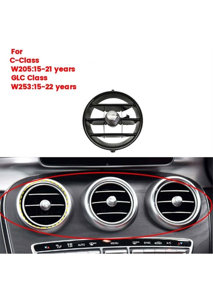 Araba Klima Çıkış Izgarası - Parlak Siyah (Yurt Dışından) indirimleri