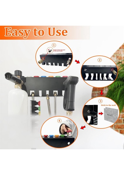 Basınçlı Yıkama Makinesi Tutucu Basınçlı Yıkama Makinesi Aksesuarları Depolama (Yurt Dışından) modelleri