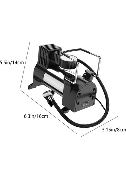 Araçlar Için 12V Kompresörlü Taşınabilir Elektrikli Lastik Şişirme Pompası (Yurt Dışından) fiyatları
