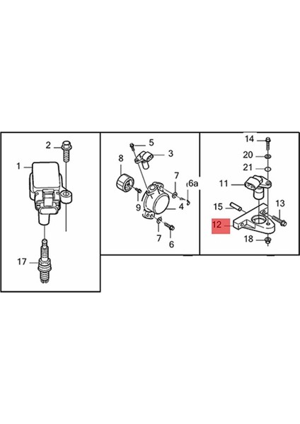 Ateşleme Eksantrik Mili Konum Sensörü Braketi 30637802 Için (Yurt Dışından)