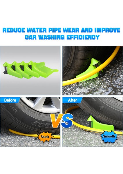 4'lü Paket Araba Yıkama Için Lastik Hortumu Silindirleri Takılmayı Önleyin Yeşil (Yurt Dışından) fiyatları