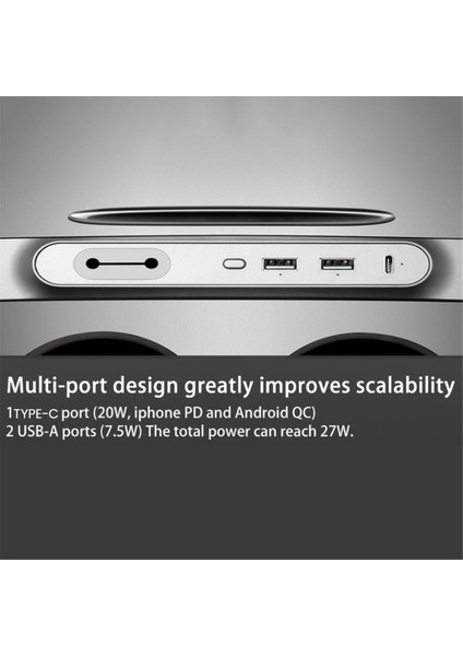 Y 21-23 Için 27W Orta Konsol USB Hub Yerleştirme Istasyonu (Yurt Dışından)