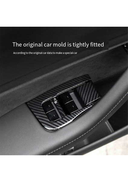 Model 3 Y Için 14 Adet Cam Kaldırma Paneli Düğmesi Dekoratif Etiketler (Yurt Dışından) indirimleri