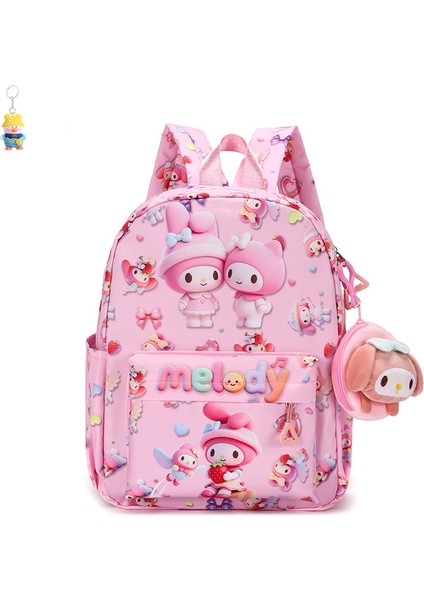 Sanrio Çocuk Okul Çantası Karikatür Sırt Çantası Sevimli Sırt Çantası Öğrenci Okul Çantası Kulomi Sırt Çantası Kt Kedi Sırt Çantası (Yurt Dışından)