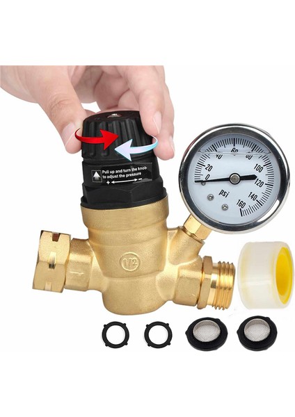Rv Su Basınç Regülatörü Ayarlanabilir Saplı Regülatör Vanası (Yurt Dışından)