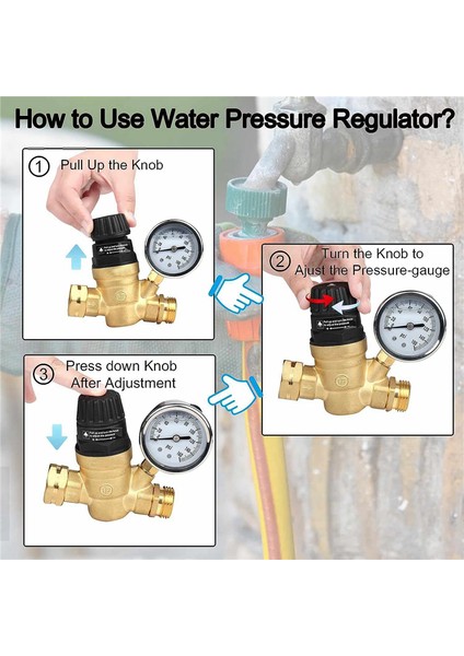 Rv Su Basınç Regülatörü Ayarlanabilir Saplı Regülatör Vanası (Yurt Dışından) fiyatları