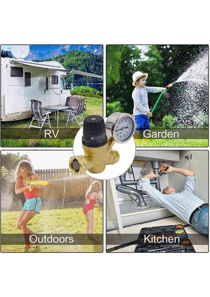 Rv Su Basınç Regülatörü Ayarlanabilir Saplı Regülatör Vanası (Yurt Dışından) modelleri