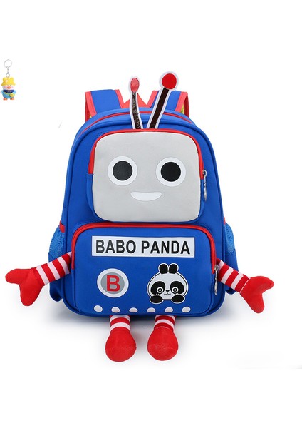 Robot Sırt Çantası Erkek Sırt Çantası Kız Okul Çantası Büyük Kapasiteli Sırt Çantası Öğrenci (Yurt Dışından)