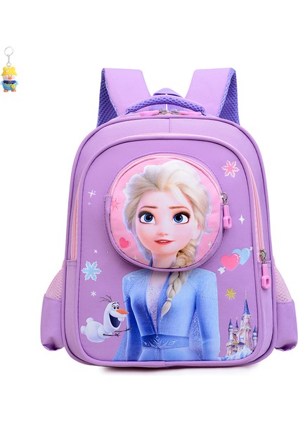 Anaokulu Öğrenci Okul Çantası Erkek Ultraman Kulomi Örümcek Adam Prenses Elsa Çocuk Sırt Çantası (Yurt Dışından)