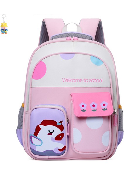 Çocuk Sırt Çantası Karikatür Okul Çantası Erkek Kız Kapibala Sırt Çantası Prenses Elsa Öğrenci Okul Çantası (Yurt Dışından)