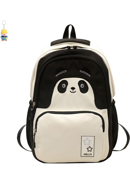 Kırmızı Panda Sevimli Sırt Çantası Ortaokul Öğrencisi Okul Çantası Öğrenci Okul Çantası Büyük Kapasiteli Sırt (Yurt Dışından)