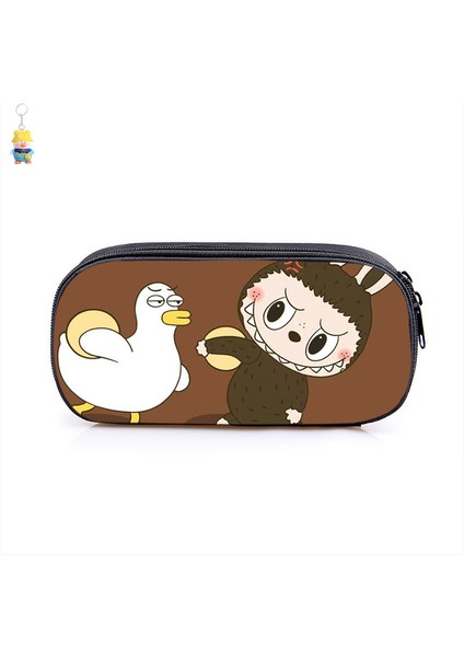 Çocuk Kalem Çantası Büyük Kapasiteli Depolama Öğrenci Kalem Çantası Çok Fonksiyonlu Kırtasiye (Yurt Dışından)