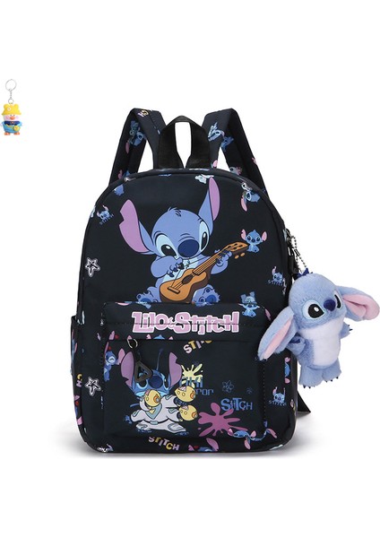 Stitch Çocuk Sırt Çantası Karikatür Okul Çantası Anaokulu Öğrenci Okul Çantası Sevimli Sırt Çantası Çok Yönlü Kız Sırt (Yurt Dışından)