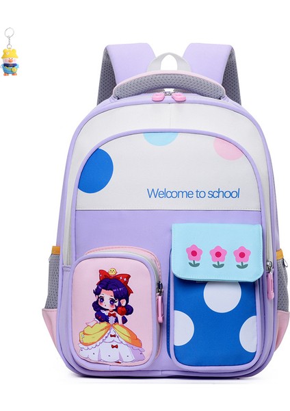 Çocuk Sırt Çantası Karikatür Okul Çantası Erkek Kız Kapibala Sırt Çantası Prenses Elsa Öğrenci Okul Çantası (Yurt Dışından)