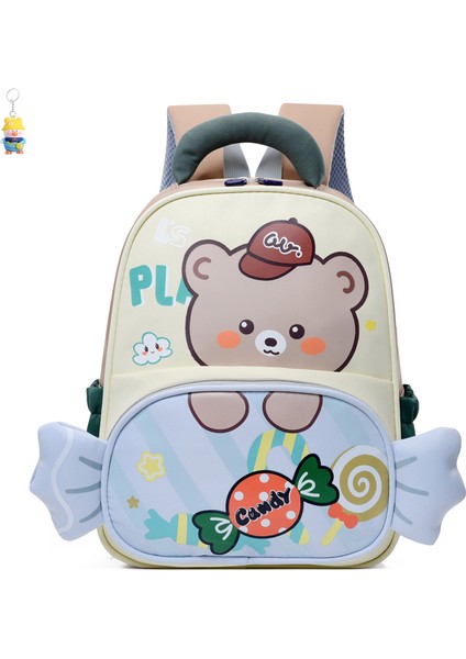 Okul Çantası Anaokulu Kızları Orta ve Büyük Sınıflar Hafif Karikatür Kedi Sırt Çantası Büyük Kapasiteli Erkek Sırt Çantası (Yurt Dışından)