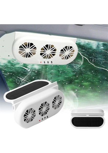 Güneş Enerjili Araba Egzoz Fanı 3 Elektrikli Araba Soğutma Fanı B (Yurt Dışından) modelleri