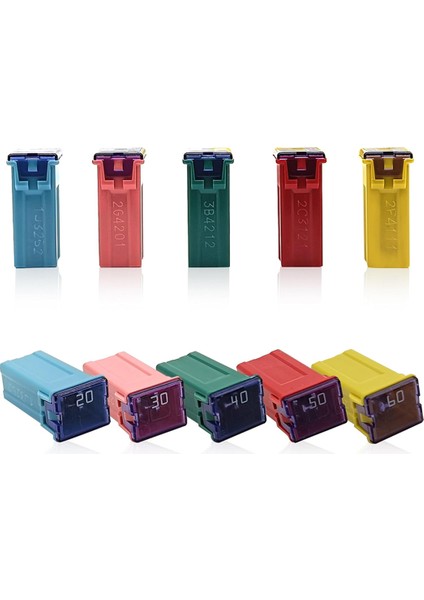 10 Adet Otomotiv Uzun Profil Kutu Şekilli Mikro Sigortalar Kutu Şekilli Sigorta (Yurt Dışından) fiyatları