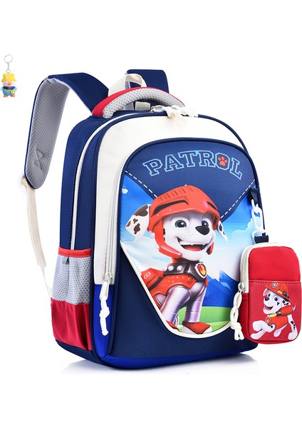 Paw Paw Ekibi Büyük Çocuk Okul Çantası Anaokulu Büyük Sınıf Öğrenci Okul Çantası Erkek ve Kız Sırt Çantası Karikatür Sırt Çantası Sırt (Yurt Dışından)