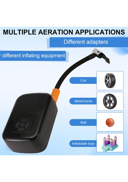 Taşınabilir Araba Hava Pompası USB Şarjlı Dijital Ekranlı Lastik Şişirme Cihazı (Yurt Dışından) fırsatları