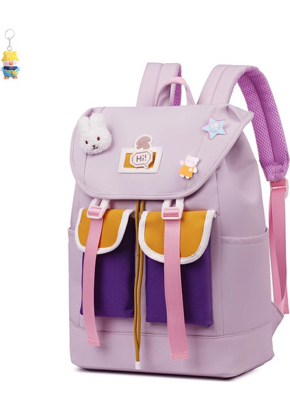 Çocuk Sırt Çantası Seyahat Eğlence Sırt Çantası Büyük Kapasiteli Sırt Çantası Kız Ilköğretim (Yurt Dışından)