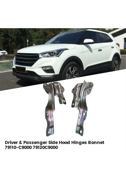 1 Çift Araba Kaput Menteşeleri IX25 2014-2019 Motor Kaput Menteşesi (Yurt Dışından)