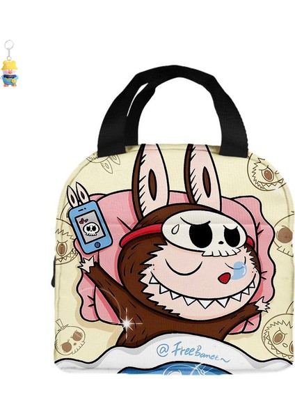Öğle Yemeği Çantası Karikatür Tote Çantası Öğrenci Bento Çantası Alüminyum Folyo Yalıtımlı Yemek Çantası (Yurt Dışından)