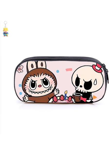 Çocuk Kalem Çantası Büyük Kapasiteli Depolama Öğrenci Kalem Çantası Çok Fonksiyonlu Kırtasiye (Yurt Dışından)