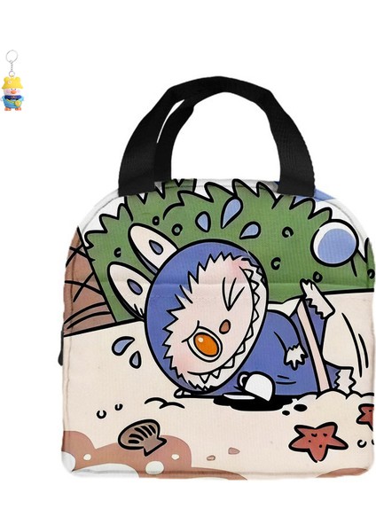 Öğle Yemeği Çantası Karikatür Tote Çantası Öğrenci Bento Çantası Alüminyum Folyo Yalıtımlı Yemek Çantası (Yurt Dışından)