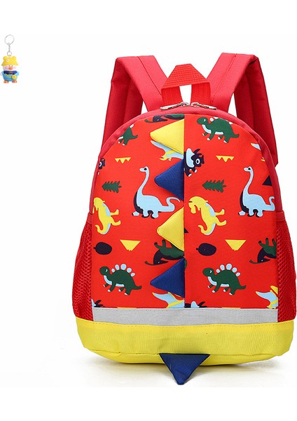 Çizgi Film Dinozor Çocuk Çantası Anaokulu Okul Çantası 3-4-6 Yaş Erkek ve Kız Bebek Sırt Çantası (Yurt Dışından)