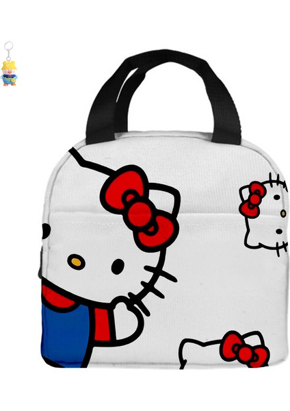 Taşınabilir Öğle Yemeği Çantası Karikatür Öğle Yemeği Çantası Kt Kedi Yalıtımlı Öğle Yemeği Kutusu Çantası Pirinç Depolama (Yurt Dışından)